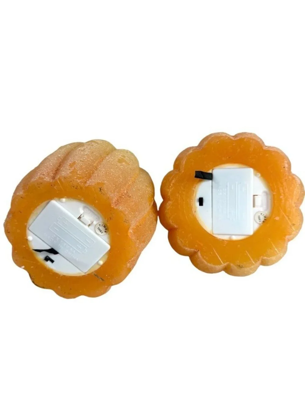 Sugar Frosted Illuminated Pumpkins By Valerie Par Hill Set Of 5 Tested And Works